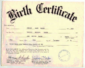 Get Birth certificate